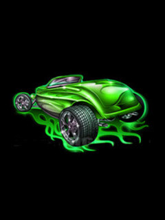 Cars Wallpaper on Mobile Wallpapers   Cars  Page 8  Green Hot Rod  Hks Intercooler Sys
