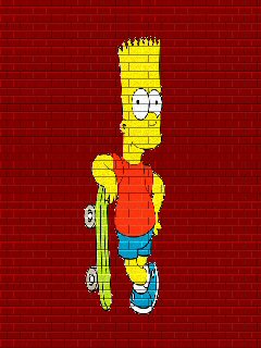 Барт Симпсон с доской (Bart Simpson)