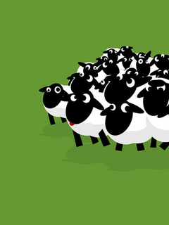 стадо овец и баран (Sheeps)