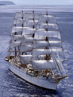парусник с тремя мачтами (Ship)