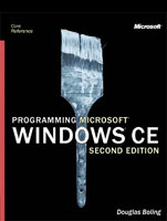Programming Microsoft Windows CE, Second Edition

Douglas Boling 
Publisher: Microsoft Press
July 13, 2001
ISBN: 0-7356-1443-1,  998 pages
